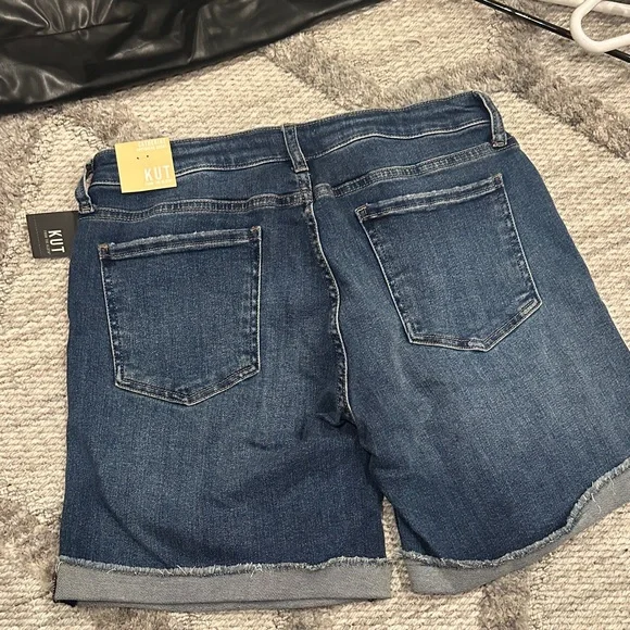 Kut from the Kloth Blue Jean Shorts - Picture 3 of 3